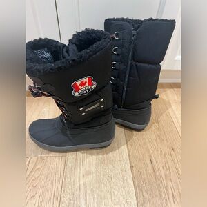 Pajar Black Waterproof winter boot ladies 8